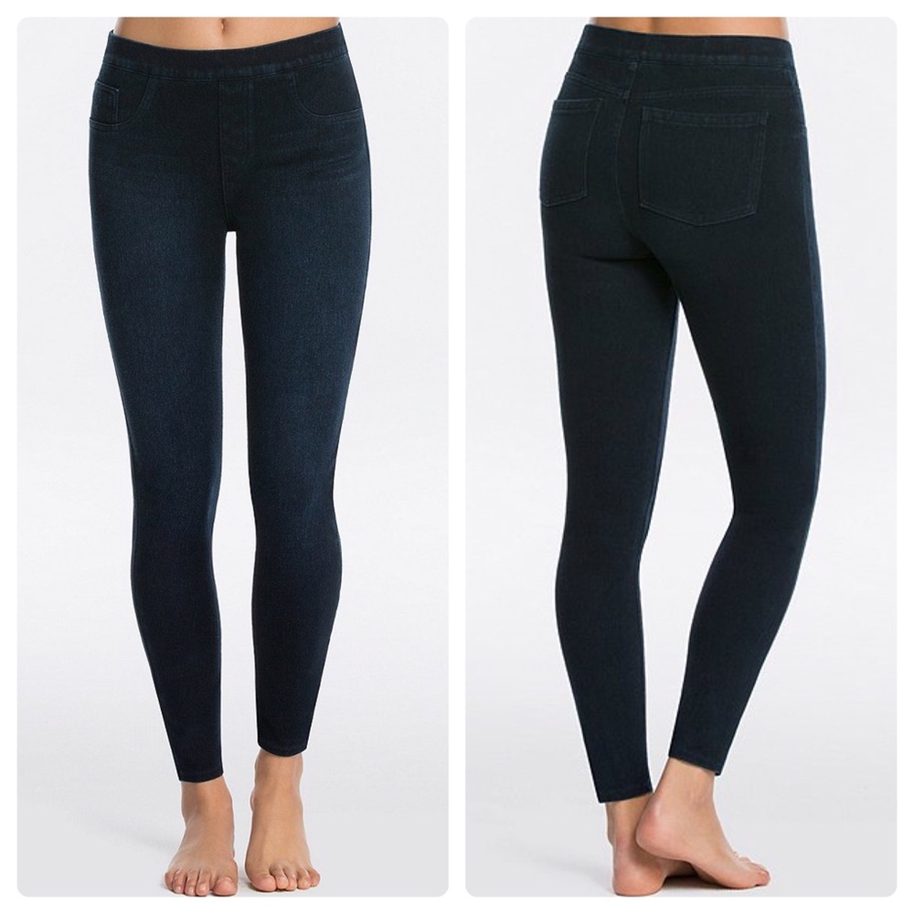 Spanx Jean-ish Ankle Leggings Twlight Rinse